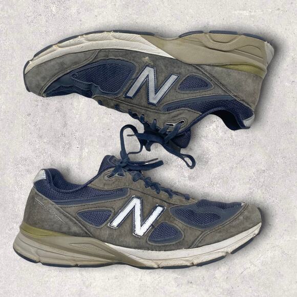 New Balance 990v4 Kith Navy Made in USA Standard Width Shoes - Picture 1 of 4